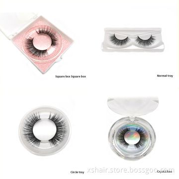 Wholesale Price 25mm 3d Mink Eyelashes Mink 25mm Lashes with Customize Box
